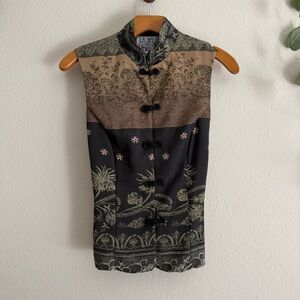 Vintage La Belle Asian inspired top